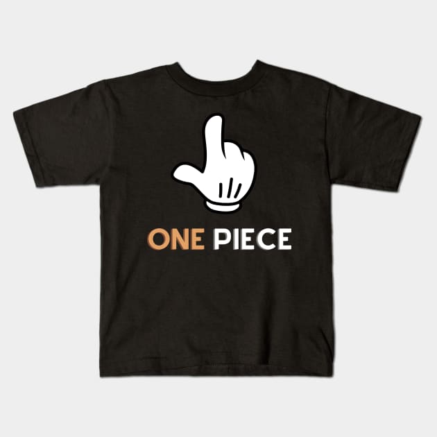 One Piece Simple Kids T-Shirt by Risset